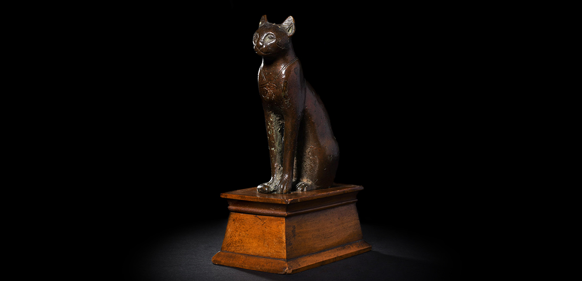 The 'Miller' Bronze Egyptian Cat